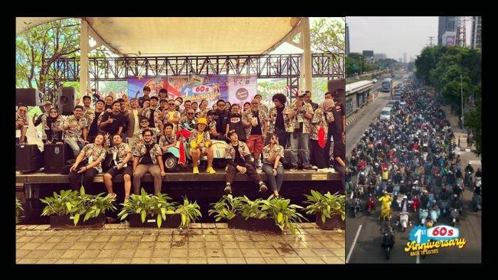 Perayaan 1st Anniversary Komunitas Vespa 60’s Jabodetabek