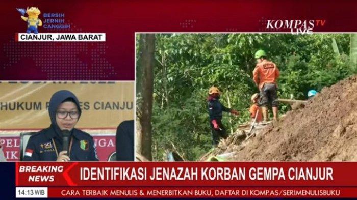 Tim DVI Indonesia Telah Identifikasi 146 Jenazah Korban Gempa Cianjur