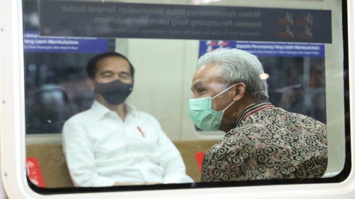 Ganjar Pranowo Mengaku Diledek Presiden Jokowi saat Jajal KRL Yogya-Solo