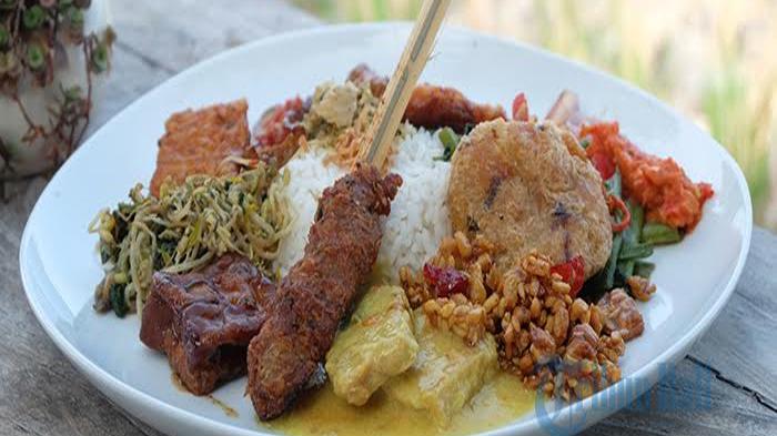 Ilustrasi nasi campur