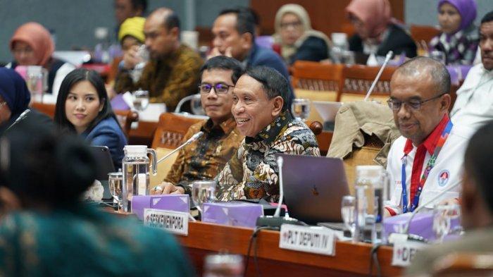 Rapat Dengan Komisi X, Menpora Paparkan Lima Program Prioritas Kemenpora