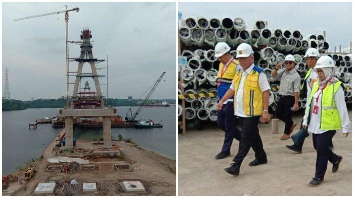 Lokasi pembangunan Jembatan Tol Balikpapan - Penajam Paser Utara atau biasa dikenal dengan sebutan Tol Teluk Balikpapan rencananya akan dipindah. TribunKaltim.Co/Siti Zubaidah