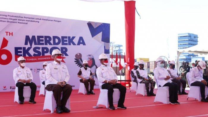 Tumbuh dan Tangguh, Presiden Jokowi Puji Sektor Pertanian Pada Merdeka Ekspor