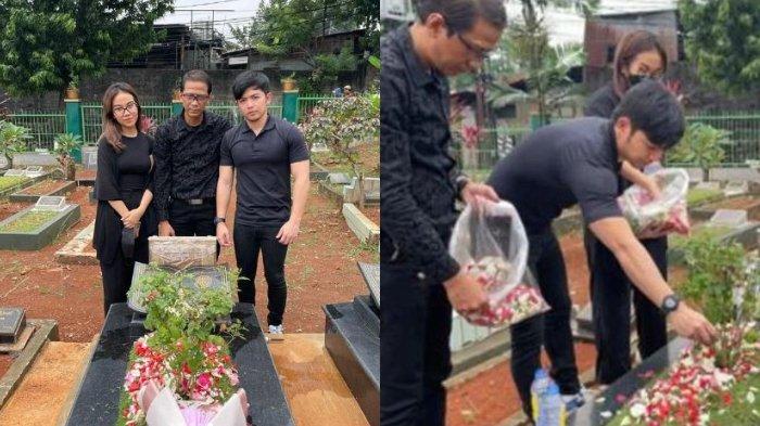 Ziarah ke Makam Vanessa Angel, Doddy Sudrajat Ajak Mayang dan Nicky Tirta Datangi Pusara Anaknya