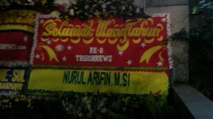 Nurul Arifin Ucapkan Selamat HUT ke-8 Tribunnews.com