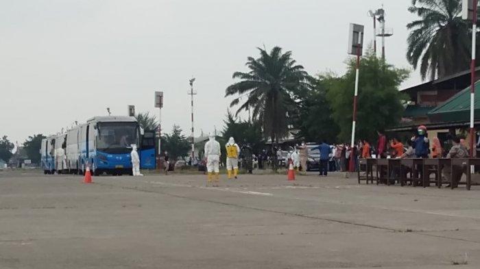 120 TKI yang Dideportasi dari Malaysia Jalani Karantina di Eks Bandara Polonia Medan