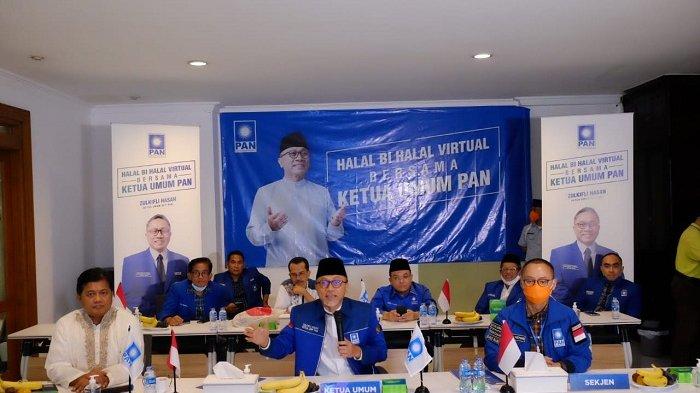 Silahturahmi Virtual dengan Pengurus Daerah, Zulkifli: Sikap PAN ke Pemerintah Sebagai Mitra Kritis