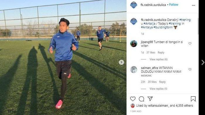Kabar Witan Sulaeman, Eks-Striker Arsenal Hambat Kebangkitan FK Radnik Surdulica di Superliga Serbia