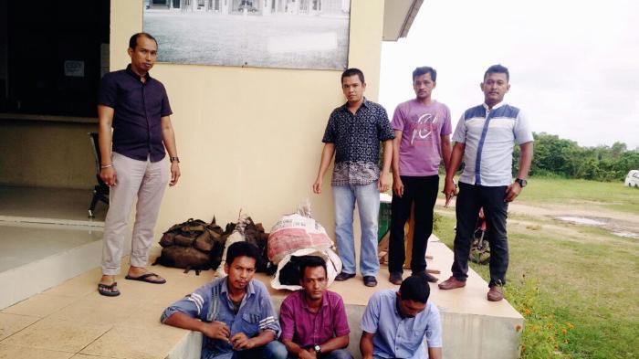 Tiga Pemburu Satwa Liar Tenteng Senjata Serbu Seenaknya