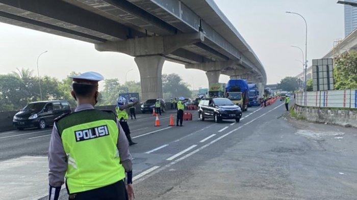 Ada Random Rapid Tes Antigen, Jalan Tol Layang MBZ Arah Jakarta Ditutup