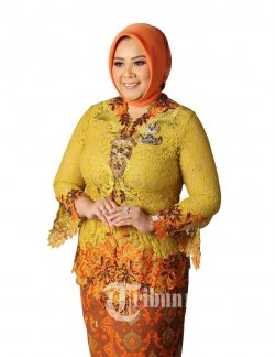 Ketua Umum Yayasan Cinta Budaya Kain Nusantara dan Komunitas Tenun Tradisional Indonesia Ana Mariana.