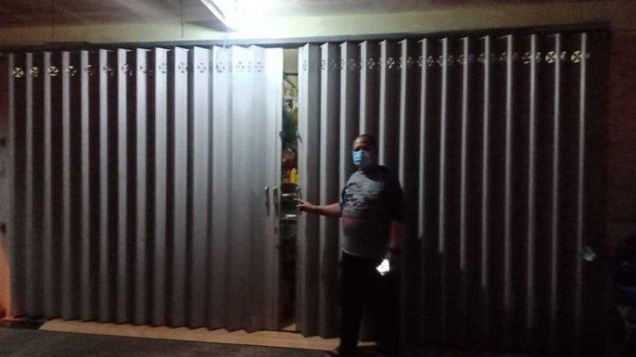 Kondisi toko sembako di Poncokusumo, Kabupaten Malang usai alami pencurian pada Kamis (14/1/2021).