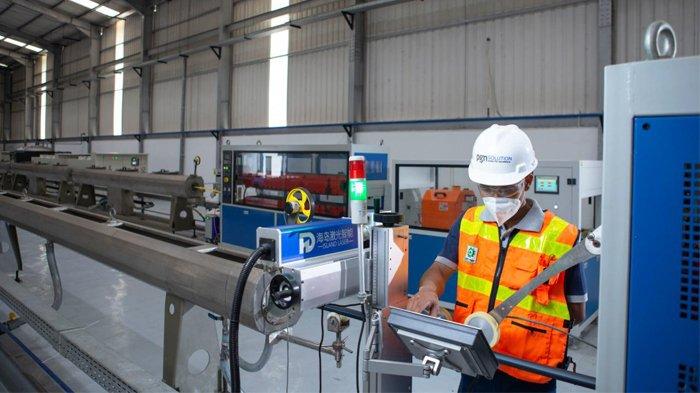 Pabrik Pipa PE PT PGAS Solution Dukung Efisiensi Program Jargas dan TKDN