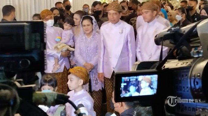 Cucu Presiden Joko Widodo Bertugas Bawa Cincin di Akad Nikah Kaesang Pangarep dan Erina Gudono