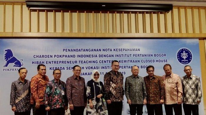Tingkatkan Kompetensi Mahasiswa, Charoen Pokphand Indonesia Hibahkan Pusat Pelatihan Bisnis ke IPB