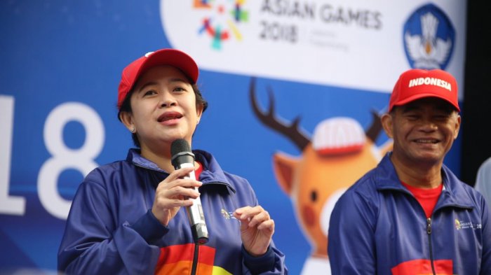 Ikuti Jalan Sehat Kemendikbud, Menko PMK Ajak Karyawan Kemendikbud Sebar “Demam” Asian Games 2018