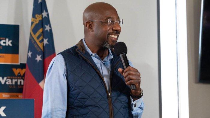 Raphael Warnock menjelang pemilihan putaran kedua di negara bagian Georgia untuk senator Amerika Serikat.
