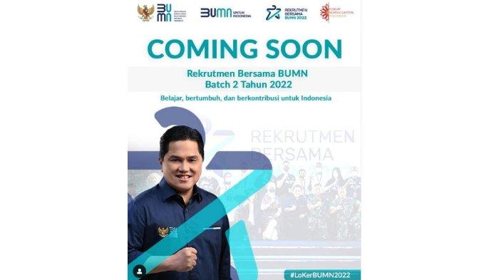 Resmi! Rekrutmen Bersama BUMN 2022 Batch 2 Akan Segera Dibuka, 30 Perusahaan Buka Lowongan
