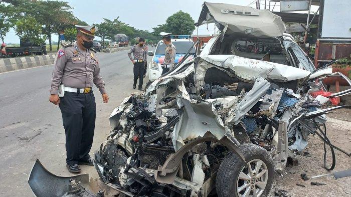 Kecelakaan maut di Pantura Cirebon, Minggu (3/4/2022)