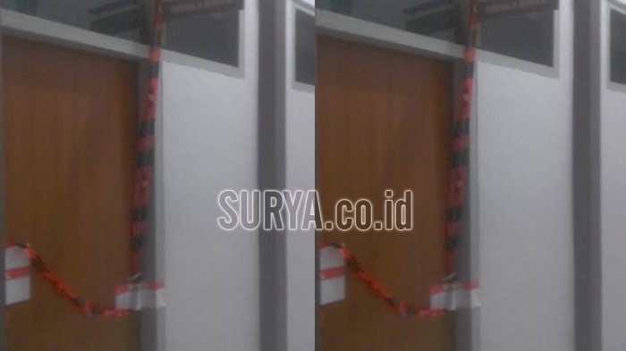 Segel Ruang Kadinas PUPR Tulungagung, Sutrisno Dikabarkan Ditangkap