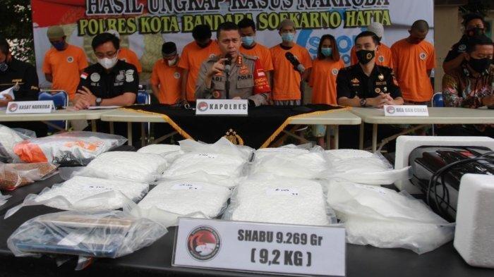 sabu di bandara cengkareng 9,2 kg 6
