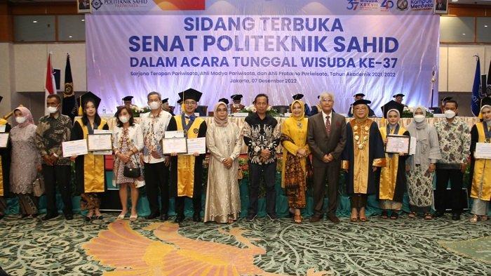 Menparekraf Harap Lulusan Politeknik Sahid Siap Masuki Dunia Usaha dan Kembangkan Parekraf Indonesia