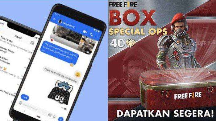 POPULER Techno: Tips Menggunakan Aplikasi Signal, Bisa Jadi Pengganti WA | Kode Redeem FF Terbaru