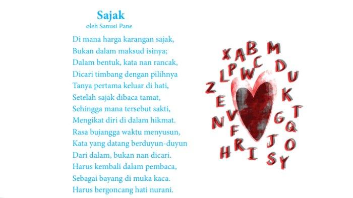 Kunci Jawaban Bahasa Indonesia Kelas 8 Halaman 113: Puisi Berjudul Sajak