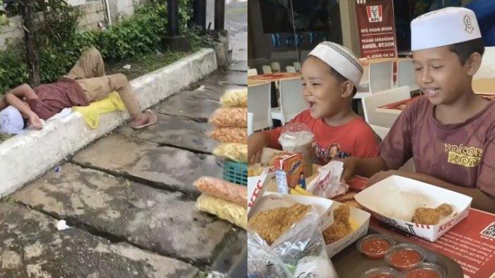 VIRAL Bocah Penjual Kerupuk Ditraktir Makan di Restoran, Akui Sangat Senang karena Baru Pertama Kali