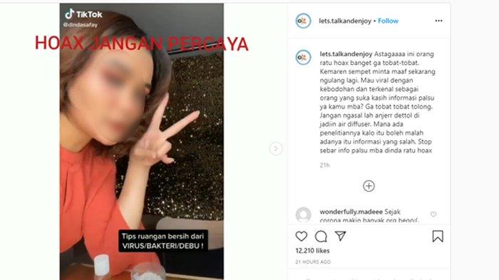 Video tutorial yang viral di media sosial (Tangkap layar Instagram.com/lets.talkandenjoy)
