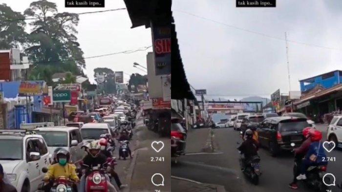 Setelah Puncak Bogor Jadi Sorotan Jokowi, Giliran Kemacetan di Kawasan Wisata Tawangmangu yang Viral