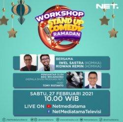 NET. Gelar Workshop Virtual Film Pendek dan Stand Up Comedy