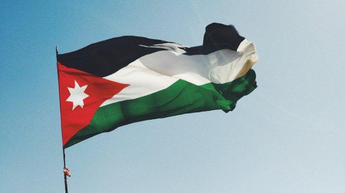 Bendera Yordania 456