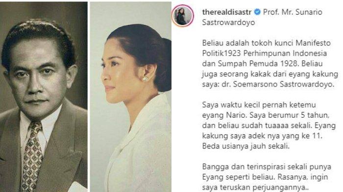 Dian Sastrowardoyo adalah cucu keponakan dari Soenario Sastrowardoyo.