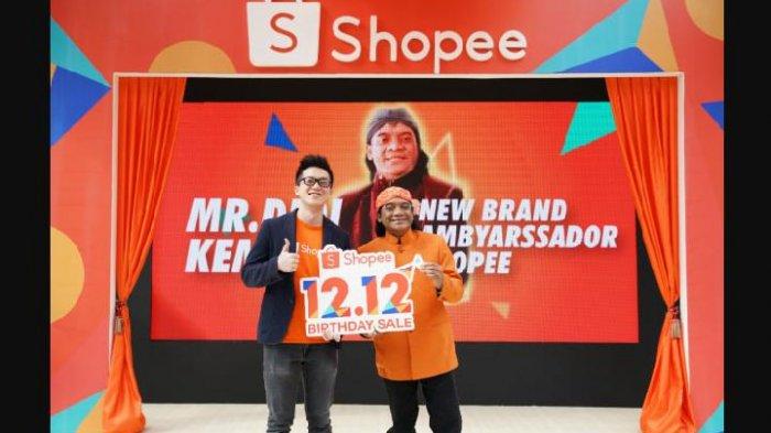 Didi Kempot terpilih menjadi duta atau brand ambassador Shopee saat perayaan Shopee Birthday Sale 12.12 pada Desember 2019 lalu.