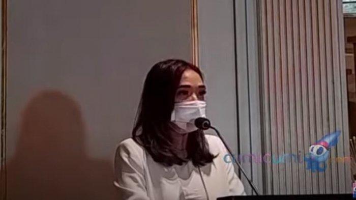 Gisel lakukan jumpa pers Rabu 6/1/2021 di sebuah hotel dikawasan Jakarta Selatan