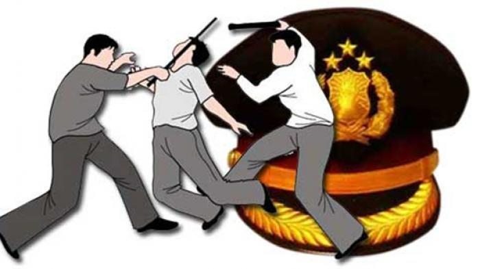 Ilustrasi penganiayaan oleh oknum polisi