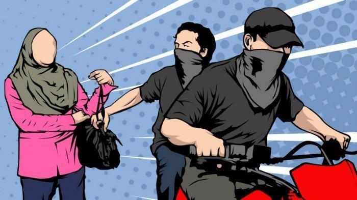Ilustrasi penjambretan