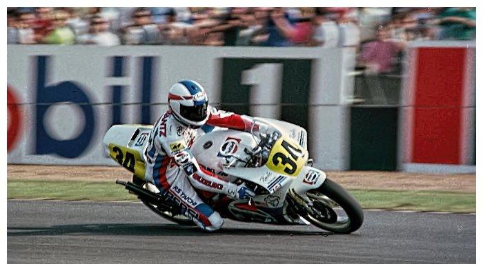 Kevin Schwantz di Donington Park 1989