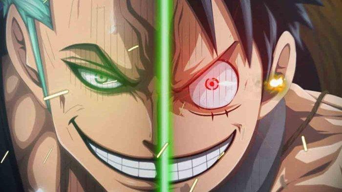 Roronoa Zoro dan Monkey D Luffy di One Piece