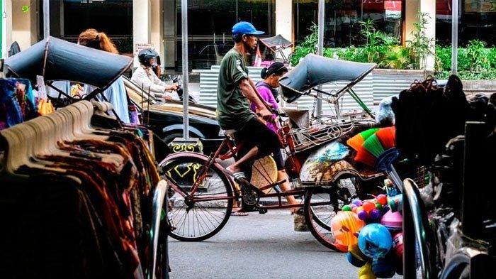 Suasana jalan Malioboro, Yogyakarta.(indonesia.travel)