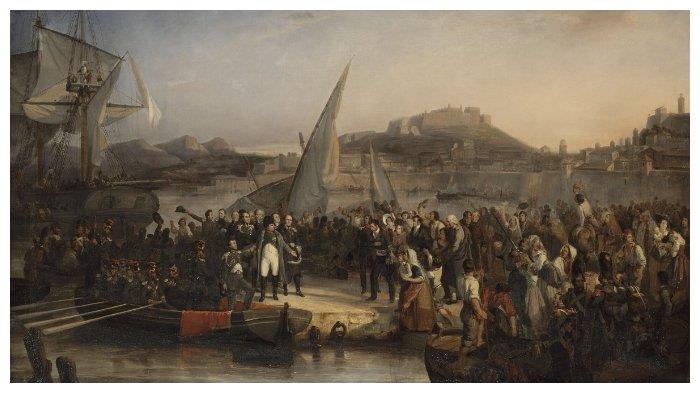 Napoleon Bonaparte meninggalkan Pulau Elba tanggal 26 Februari 1815