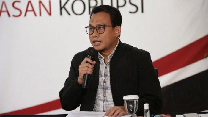 Plt Juru Bicara KPK Ali Fikri dalam konferensi pers Kinerja KPK Semester I 2020, Selasa (18/8/2020).