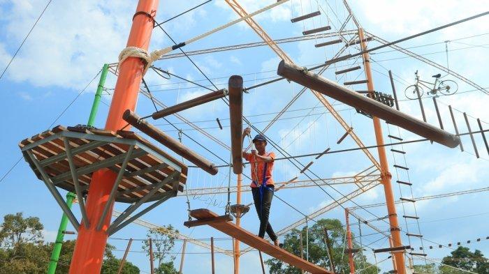 Objek Wisata Danau Tajwid di Kelurahan Langgam, Kecamatan Langgam, Kabupaten Pelalawan