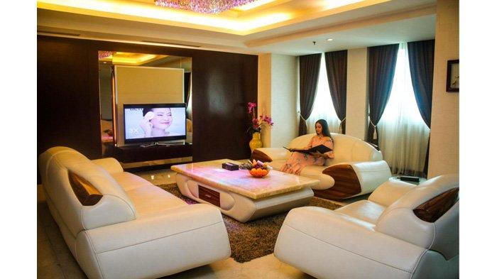 Suasana di salah satu kamar di Hotel Grand Central Pekanbaru