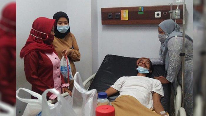 Paska Ditemukan , Horas Ipong menjalani perawatan di salah satu Rumah Sakit yang ada di Pekanbaru
