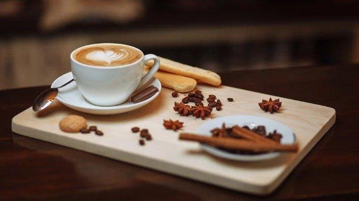 Ilustrasi minuman kopi hangat.