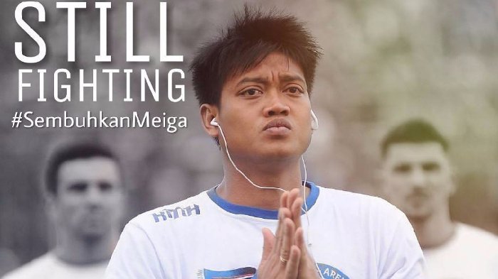Kurnia Meiga masih menderita sakit