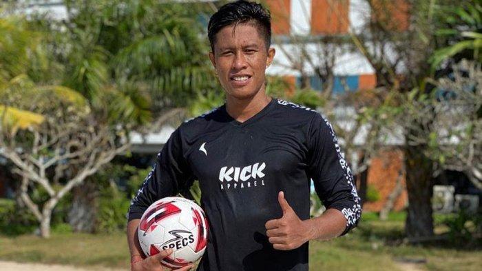 Agus Nova Wiantara, pemain belakang Bali United sempat dipinjamkan ke Sulut United