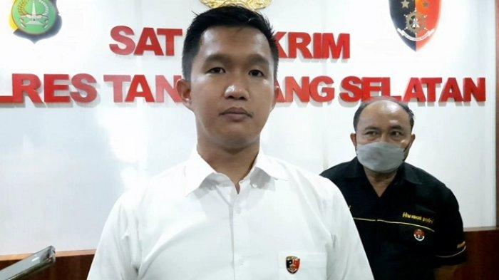 Kasat Reskrim Polres Tangsel, AKP Aldo Primananda Putra saat ditemui di Gedung Mapolres Tangsel, Serpong, Rabu (2/2/2022)